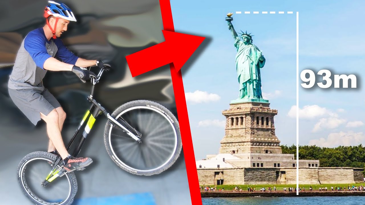 JE MONTE LA STATUE DE LA LIBERTÉ EN VTT