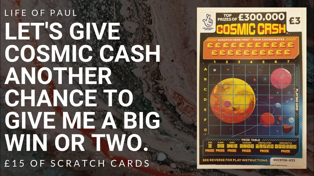 New £3 lottery scratch cards.5 new Cosmic Cash Lotto Scratch Tickets. They're out of this world!