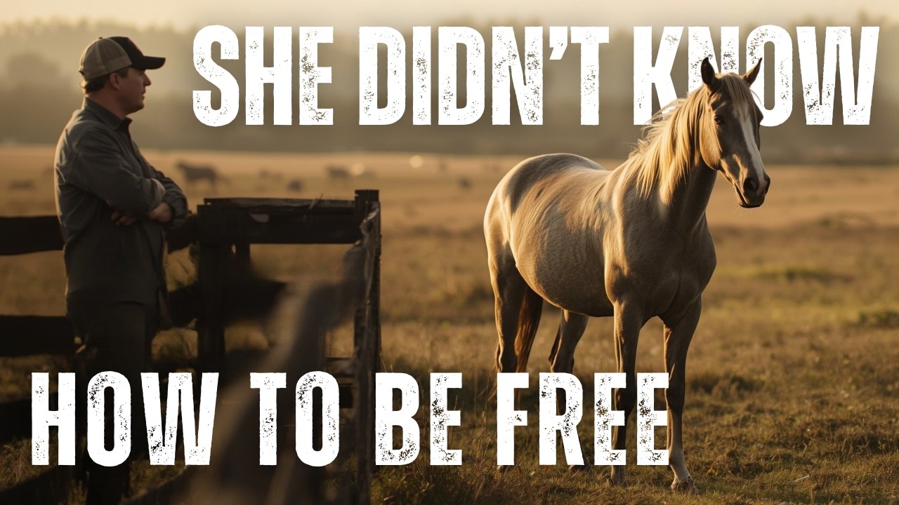 He Bought a Mare With Halter Rubs Down to the Bone… Then Learned She was Tied to a Post for Years