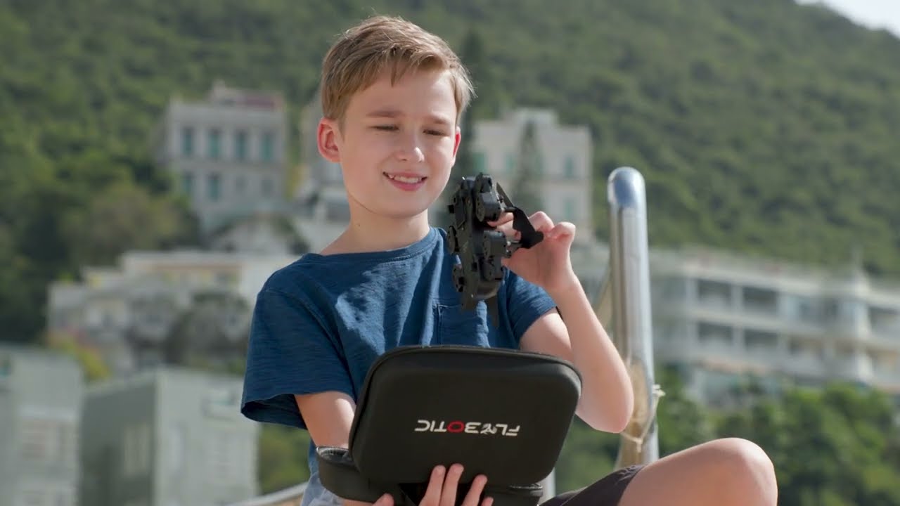 FLYBOTIC FOLDABLE DRONE -  Adjustable camera 360&deg; Flip  Indoor and Outdoor drone  by Silverlit Toys
