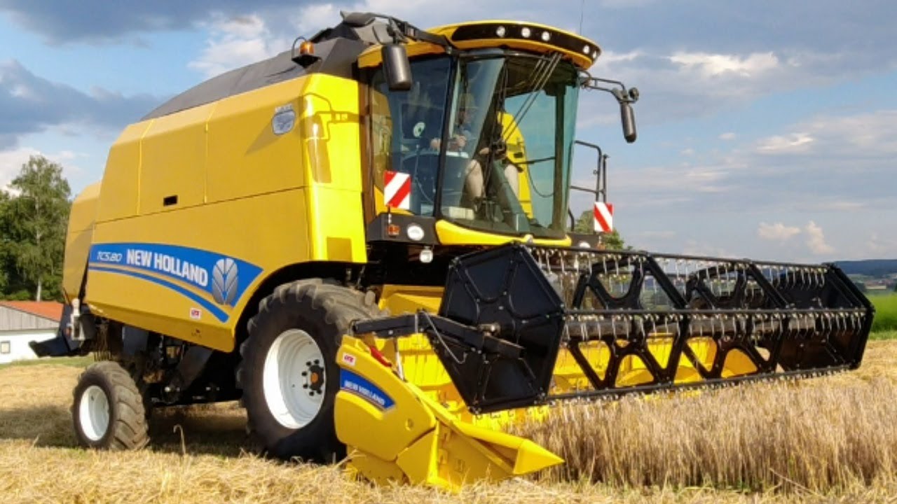 Die Getreideernte 2021 beginnt ☀️ New Holland Kompaktdrescher TC 5.80 im Einsatz!