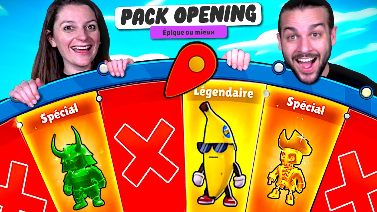 LE MEILLEUR MEGA PACK OPENING SUR STUMBLE GUYS ! OU EST LE BANANA GUY ?