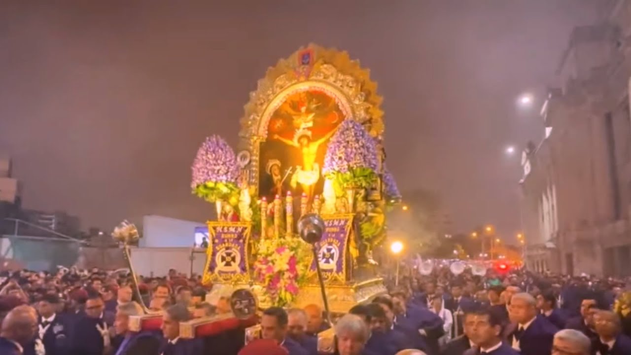 En Vivo Procesión del Señor De Los Milagros Tercer Recorrido Procesional 19/10/2024