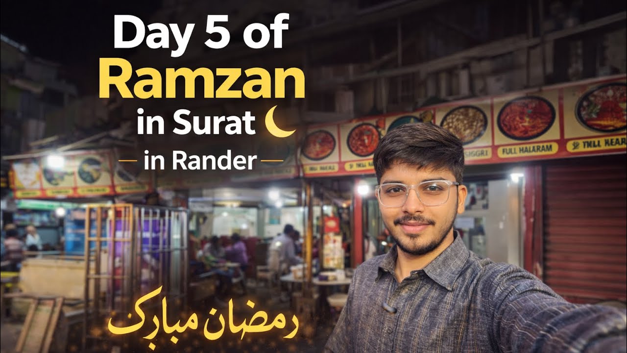Day 5 of Ramzan 🌙 | Night Food Walk in Surat – Rander Bazar ✨#tanvirexplorer 