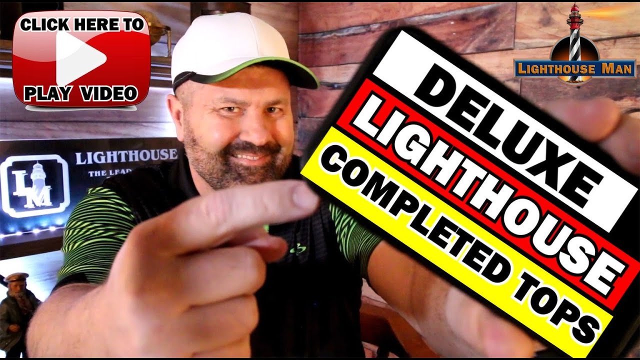 Deluxe Lawn Lighthouse Completed Tops
