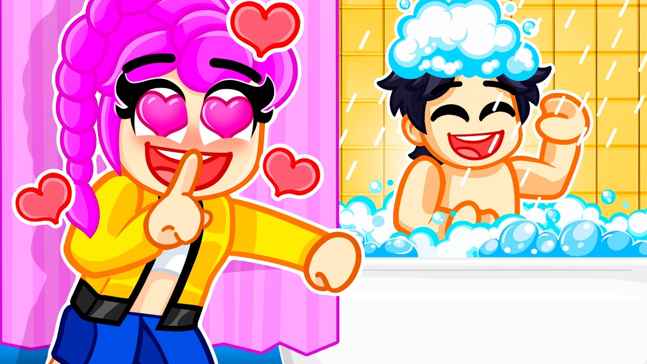 ESPIONEI MEU CRUSH JINU no ROBLOX! (Kpop Demon Hunters)