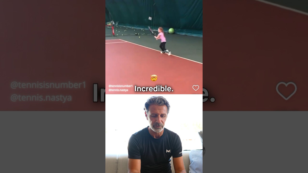 You won&rsquo;t believe this 6-year-old&rsquo;s racket speed!⚡😱 #tenniskids #tennislove #racketspeed