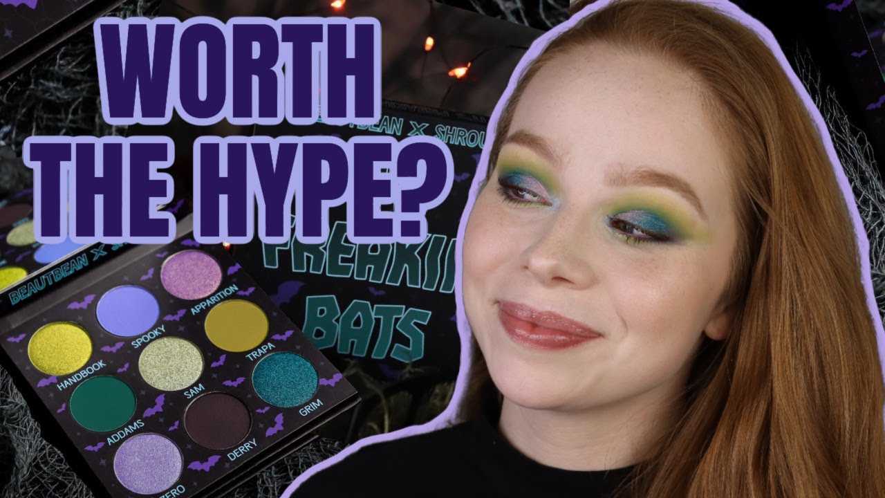 Finally Trying The Shroud x BeautBean It’s Freakin’ Bats Palette!!