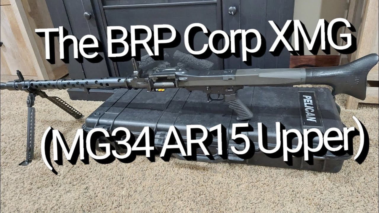 Beltfed MG34 AR15 Upper Receiver overview (The BRP Corp XMG)