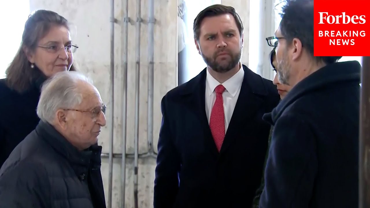 HAPPENING NOW: VP JD Vance Visits Dachau Concentration Camp Memorial Site In Germany