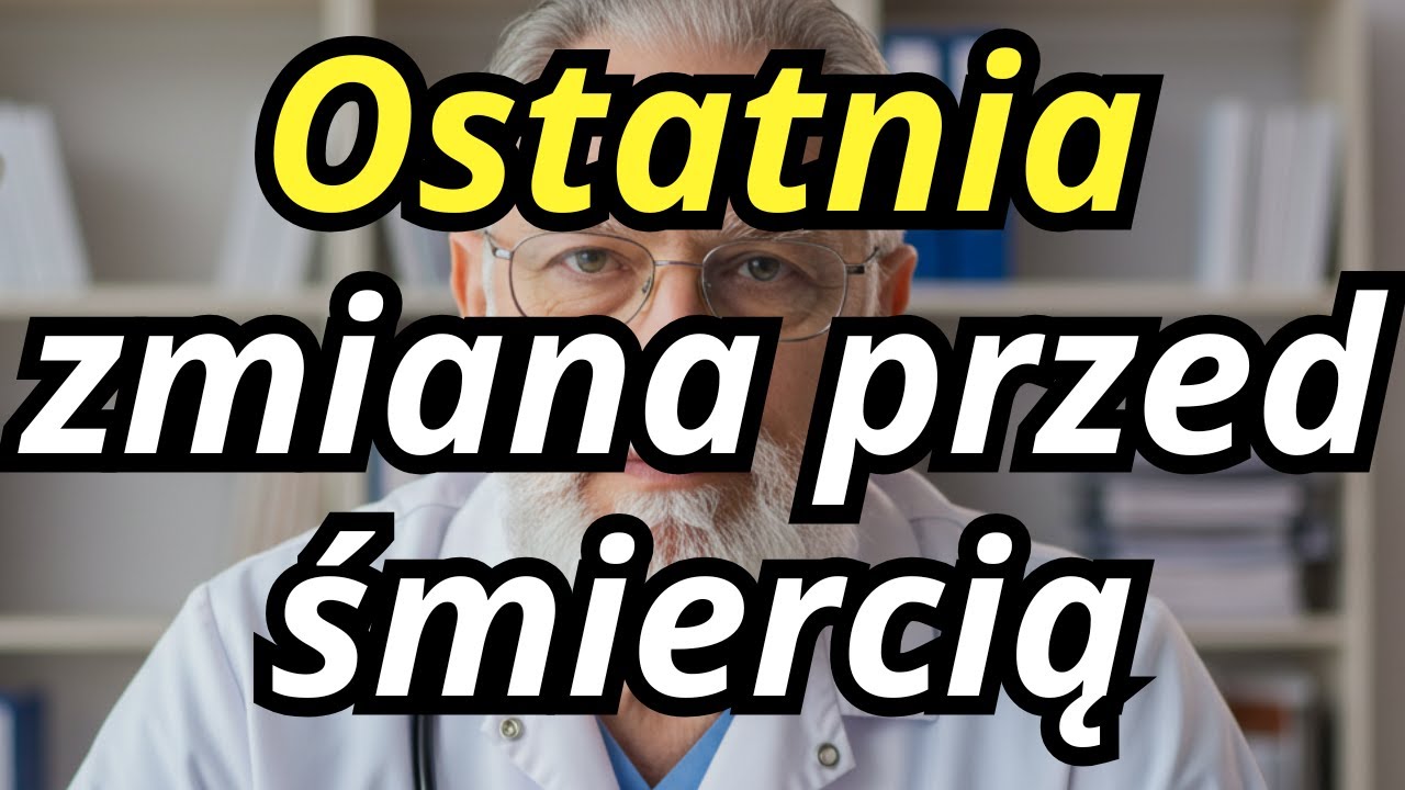 Kiedy osoba starsza staje się taka, koniec jest bliski. To znak, że osoba starsza wkrótce umrze.