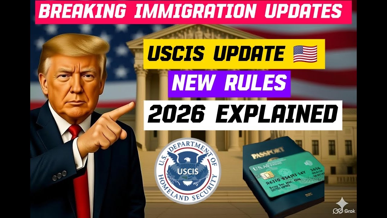 BIG USCIS Changes in 2026 🇺🇸 What Immigrants Must Know | Us Immigration News