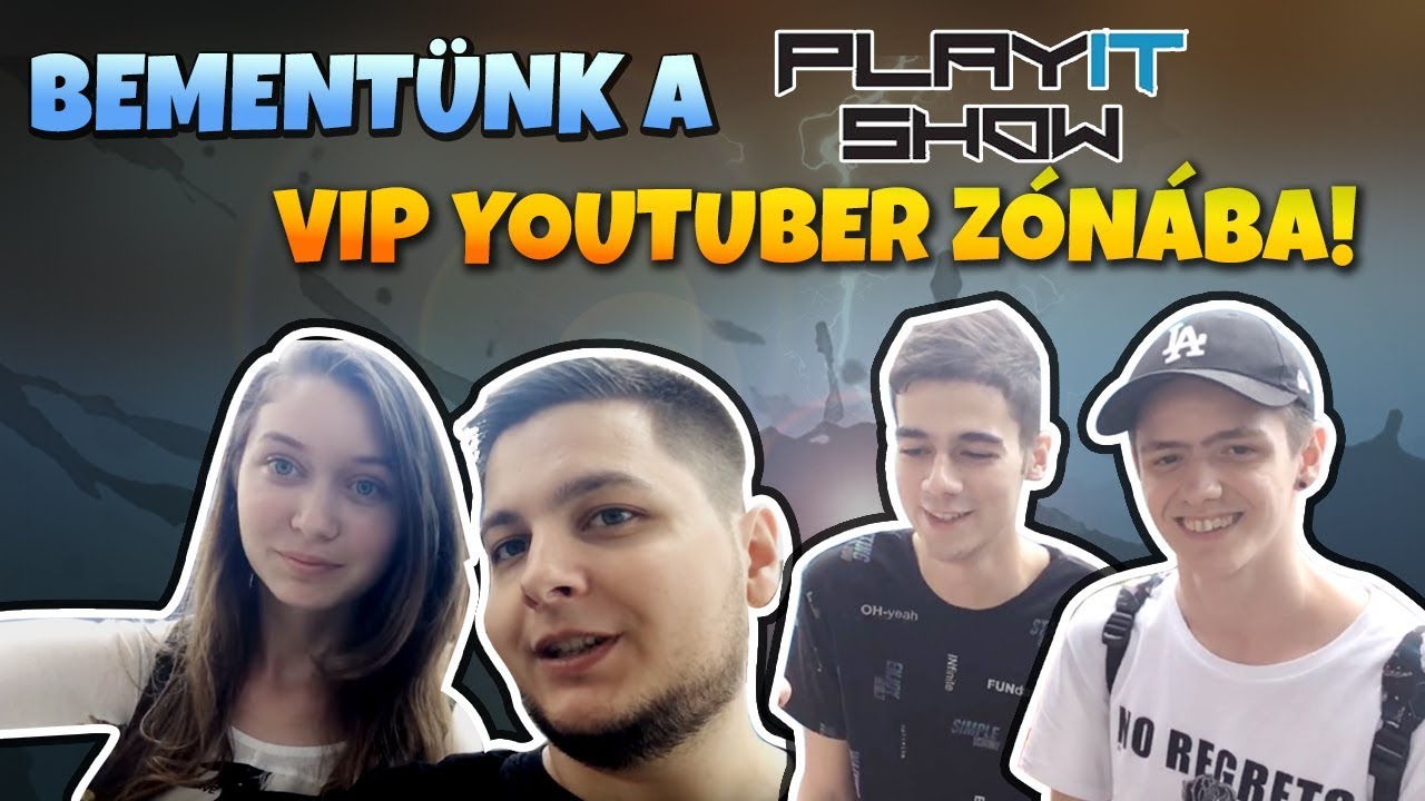 PlayIT VIP Youtuber zóna! Eder, Pinghorizon, luckeY, Slothy