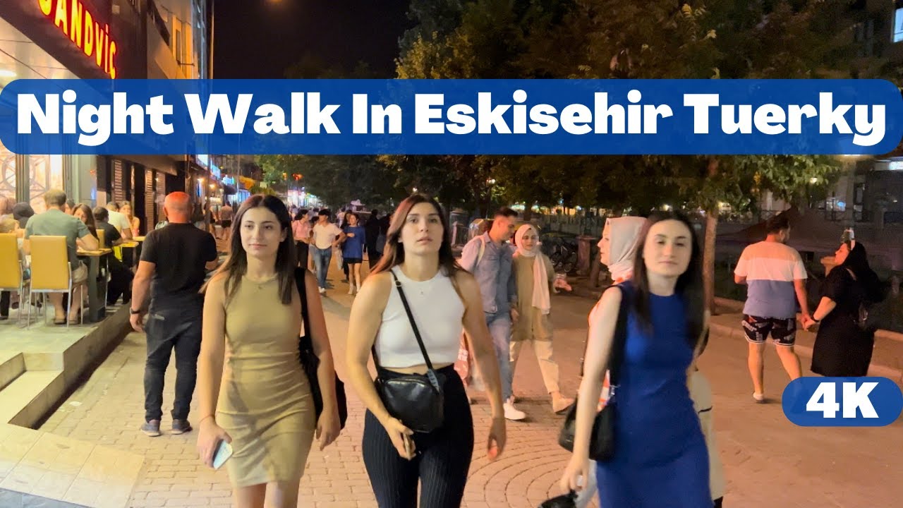 Eskişehir Turkey 🇹🇷 Walking Tour In 4k Uhd 50fps | Eskisehir City Center