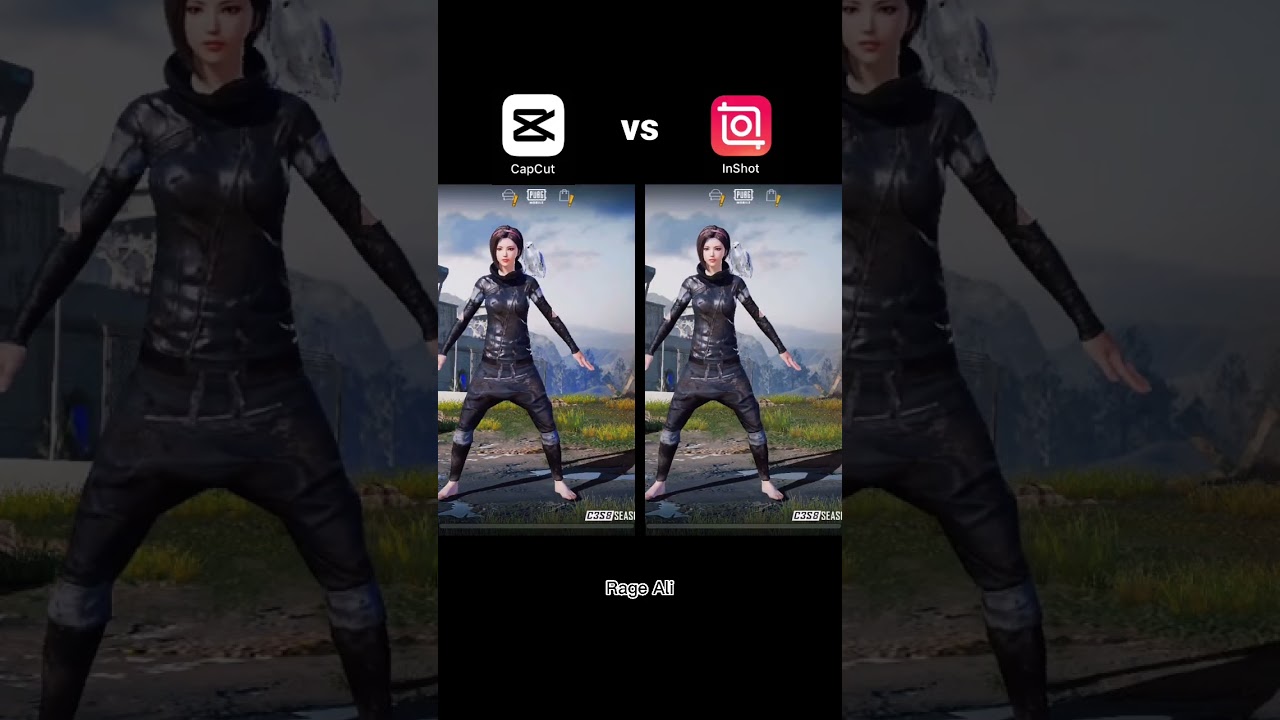 Which one is best | CapCaut vs InShot | Pubg mobile edit tutorial, lol edit #shorts