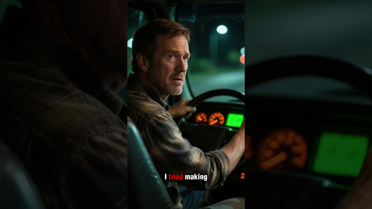 Scary TRUE Trucker Story in a Minute #darksidestories #horror #nightmarenarratives #terrifyingtales