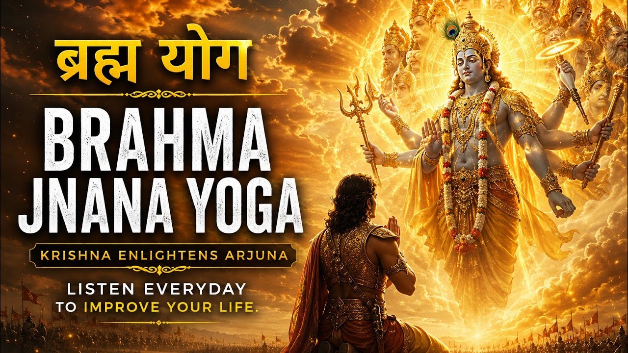 BRAHMA JNANA YOGA (ब्रह्म योग) | CONVERSATION OF KRISHNA & ARJUN | MAHABHARAT