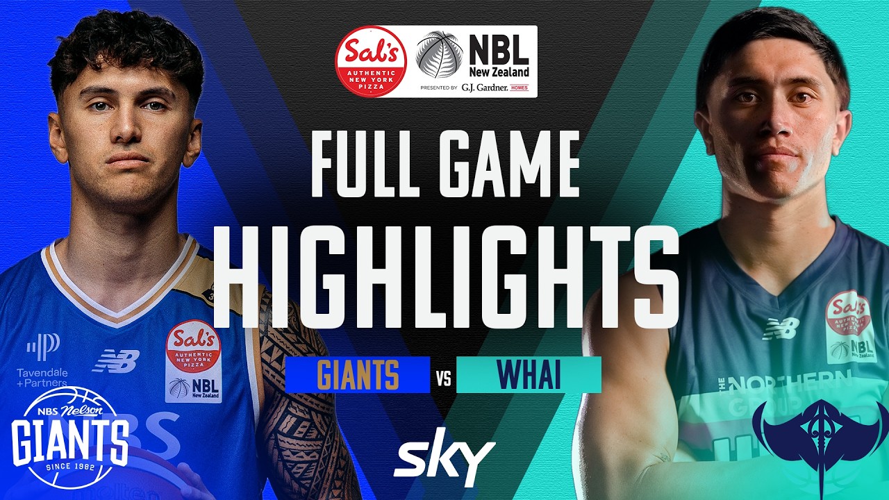 Nelson Giants vs. Tauranga Whai - Game Highlights