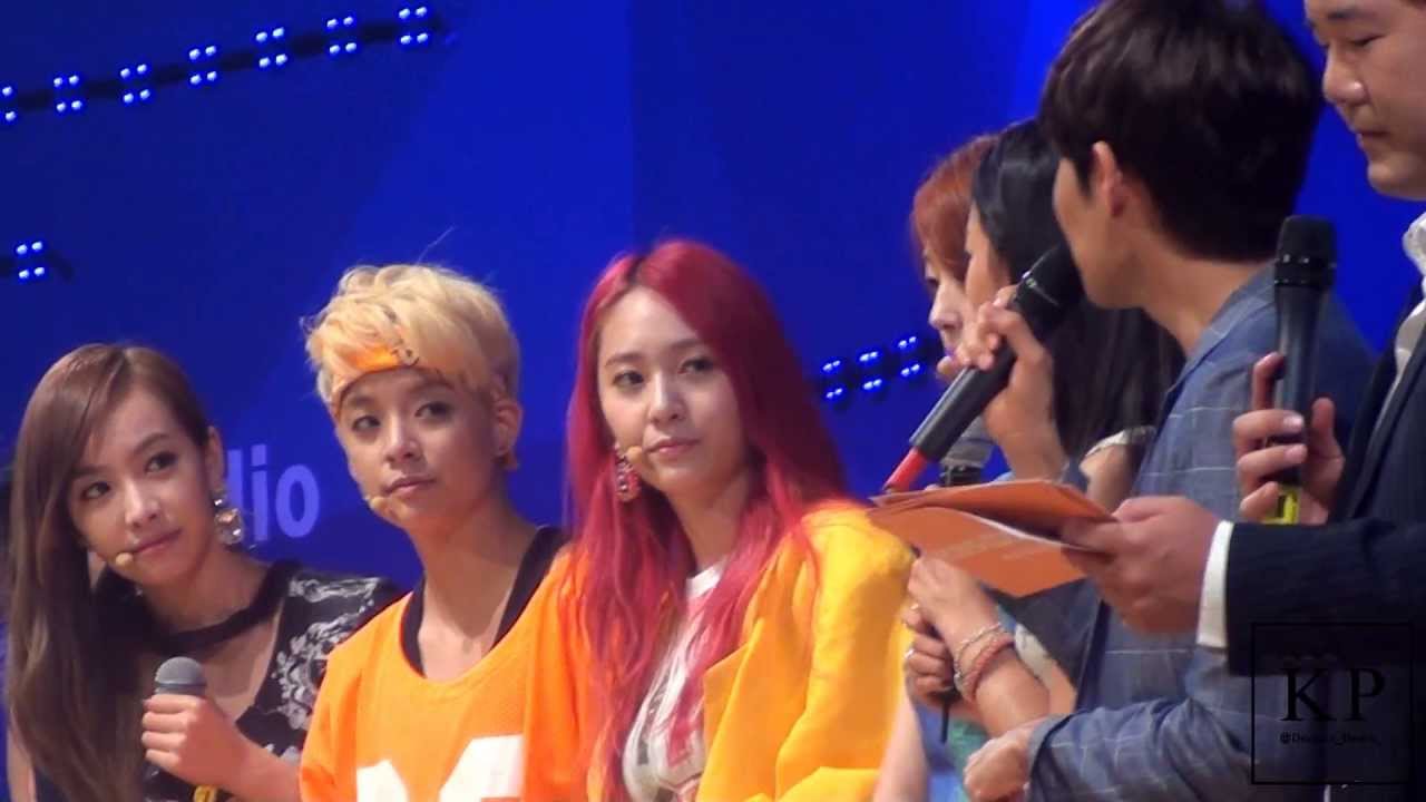 130729 KBS K Pop Meets the World f(x) - 멘트 직캠 by. 공피디
