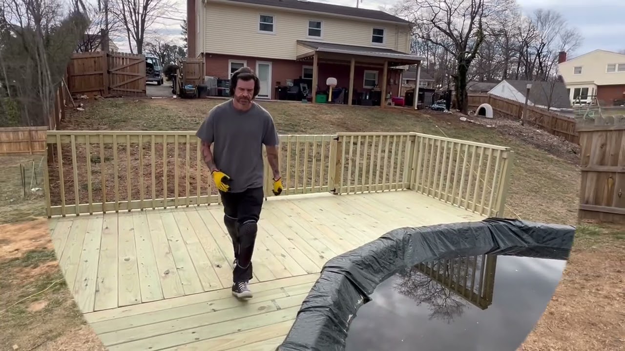 New Pool Deck Construction. All For You Home Improvements. Veteran Operated Company.