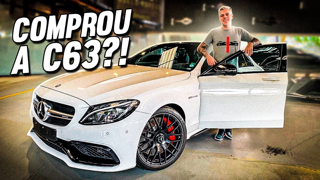 NOVO PROJETO DO FILIPE? FICAMOS RICOS!😱 Rolê com Mercedes - Benz C63S 2016 4.0 V8 BITURBO 476 CV😈