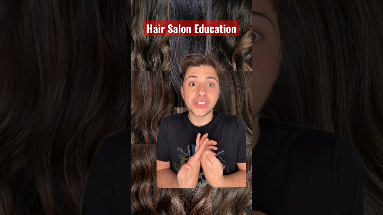 Hair salon education #salon #hairstylist #haireducation #haircolor #hairdye #beauty