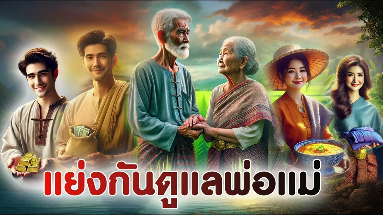 แย่งกันดูแลพ่อแม่ | นิทานก่อนนอน | PA PLEARN