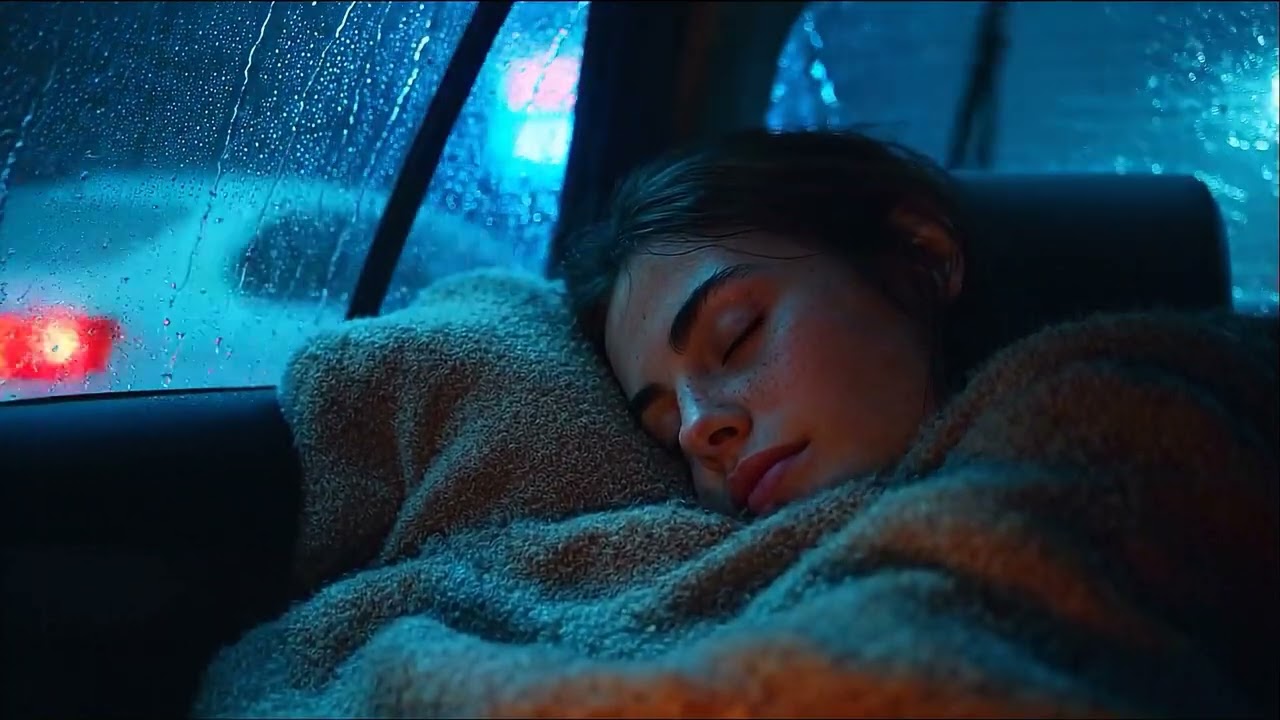 Cozy Car Rain Ambience for Sleep 🌧️ Gentle Raindrops on the Windows for Deep Relaxation