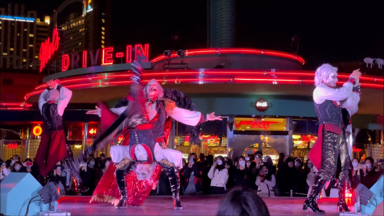 USJ ハロウィンホラーナイト メルズ前 ゾンビデダンス2021.10.27 19:25〜 ジョニーボス