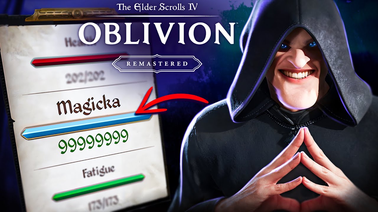 JUST...INFINITE Magicka MAGE Build in Elder Scrolls OBLIVION REMASTERED