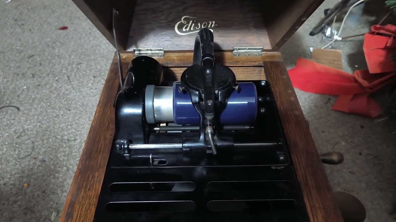Edison cylinder record right of the people to rule Theodore Roosevelt on an amberola 30 