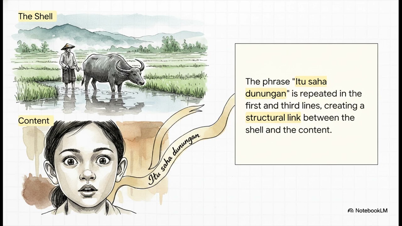 Lessons in a sundanese song