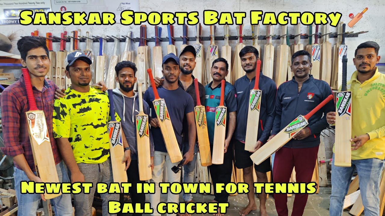 Newest Bat In Town For Tennis Ball Cricket | Sanskar sports Bat Factory | Hulk Edition Bat 🏏 | RsV