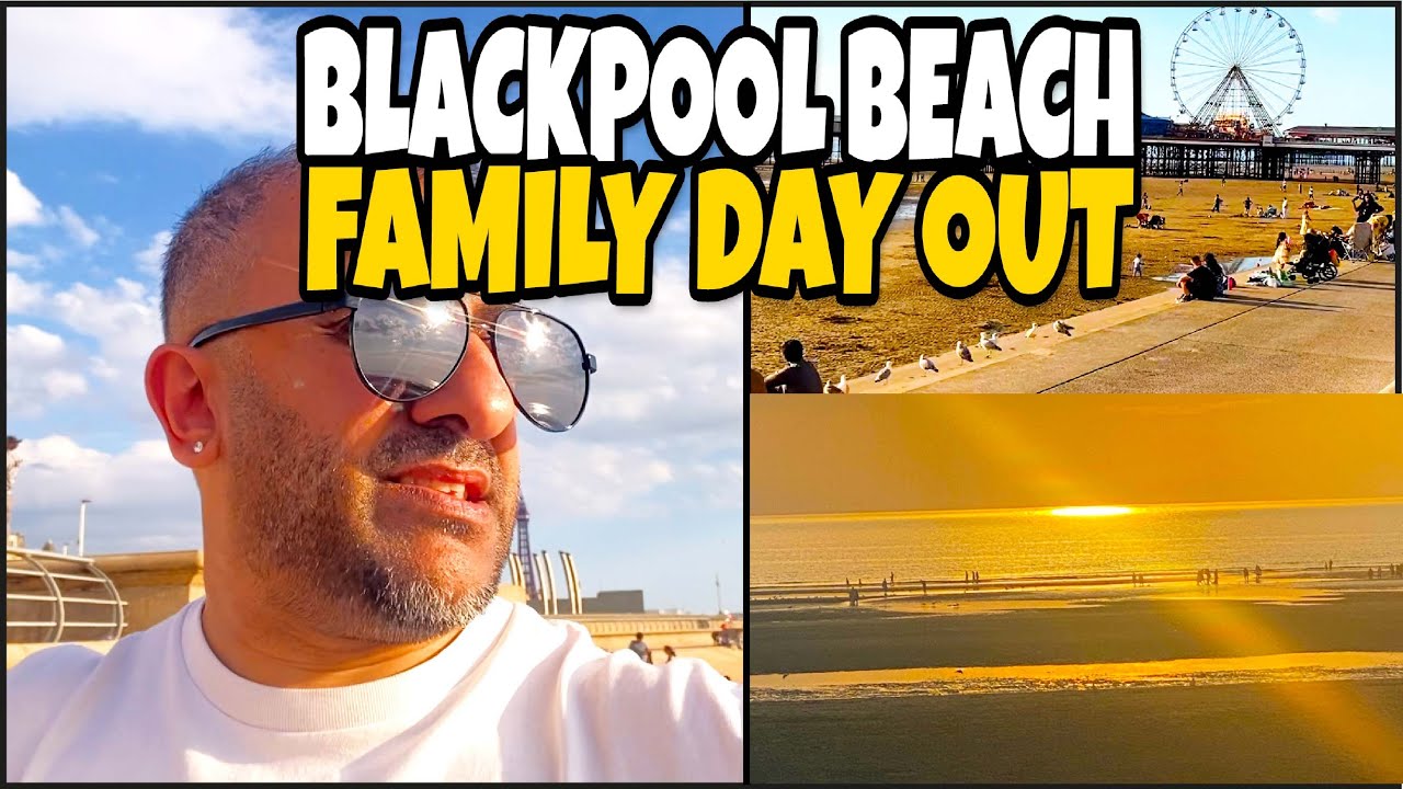Fun Day Out in Blackpool | Family Beach Vlog 2025