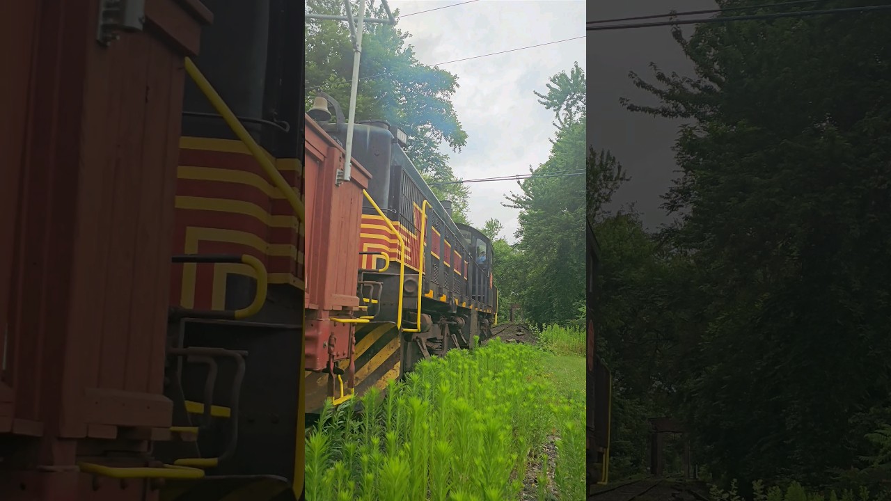 Ulster & Delaware RR Line! Catskill Mountain Railroad's Flyer @ Hurley, NY! Alco RS-1 #401 Leads