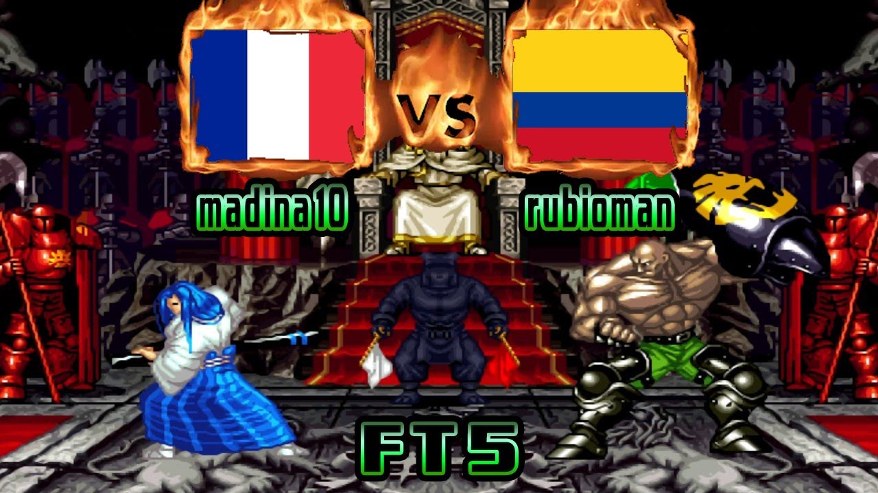 Samurai Shodown 2 - madina10 (FRA) VS (COL) rubioman [samsho2] [Fightcade] [FT5] サムライスピリッツ2