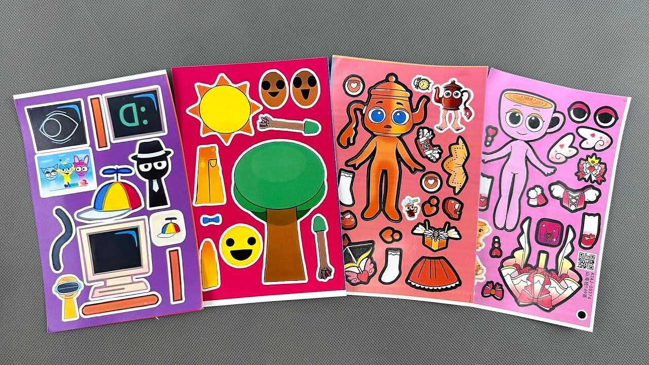 💖Paperdiy💖Sprunki & ITALIAN BRAINROT paperdiy tutorial | ASMR