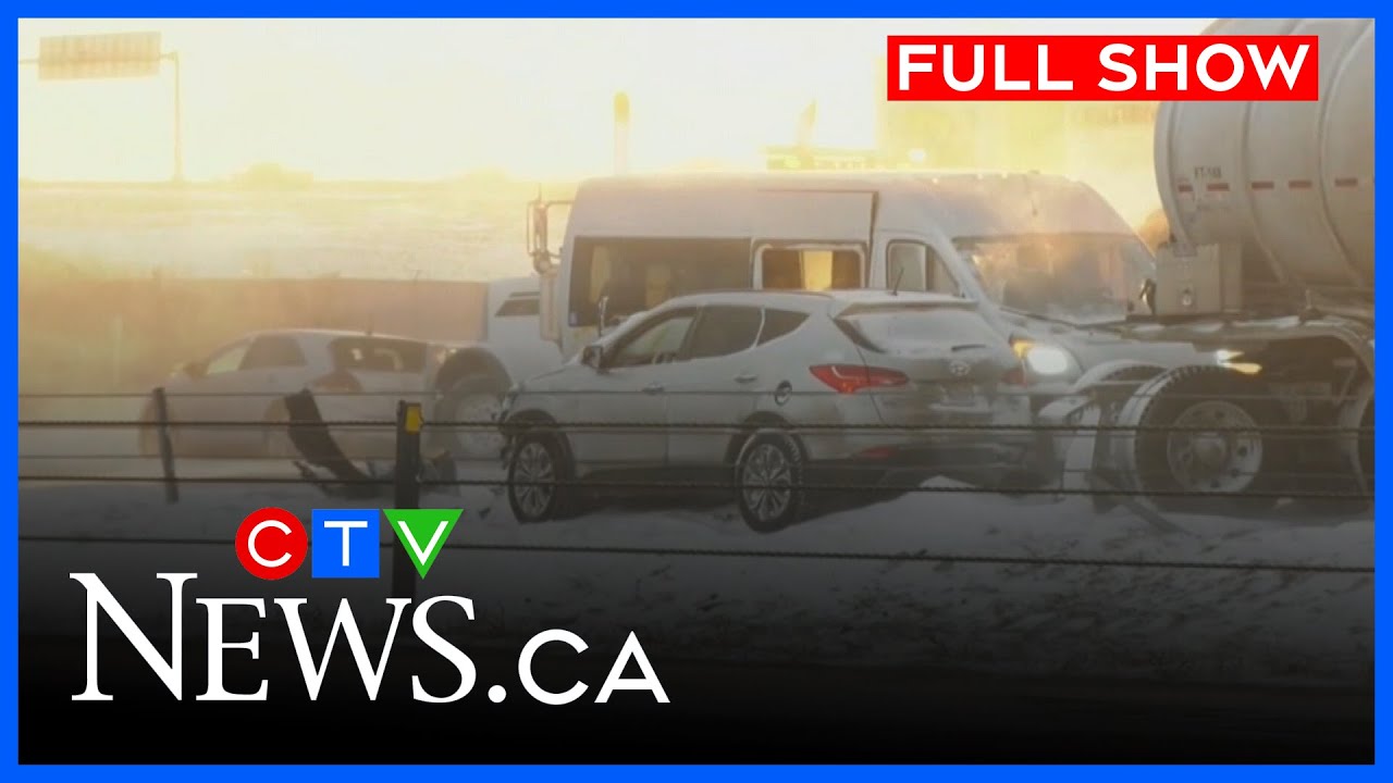 More than 80 vehicles involved in pileup | CTV News Edmonton at Six for Dec. 17, 2025