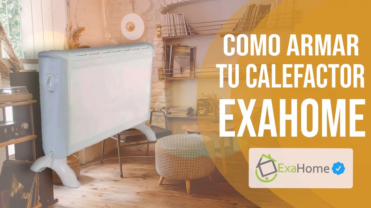 EL CONVECTOR MAS VENDIDO DE MERCADO LIBRE! Como Armar tu Calefactor EXAHOME!