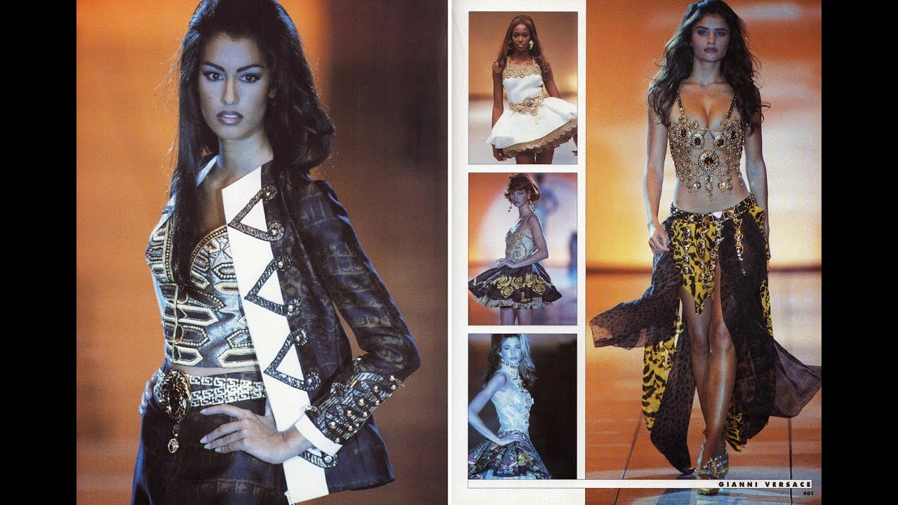 GIANNI VERSACE WOMEN´S SPRING SUMMER (MILÁN) 1992 VERSION 2.