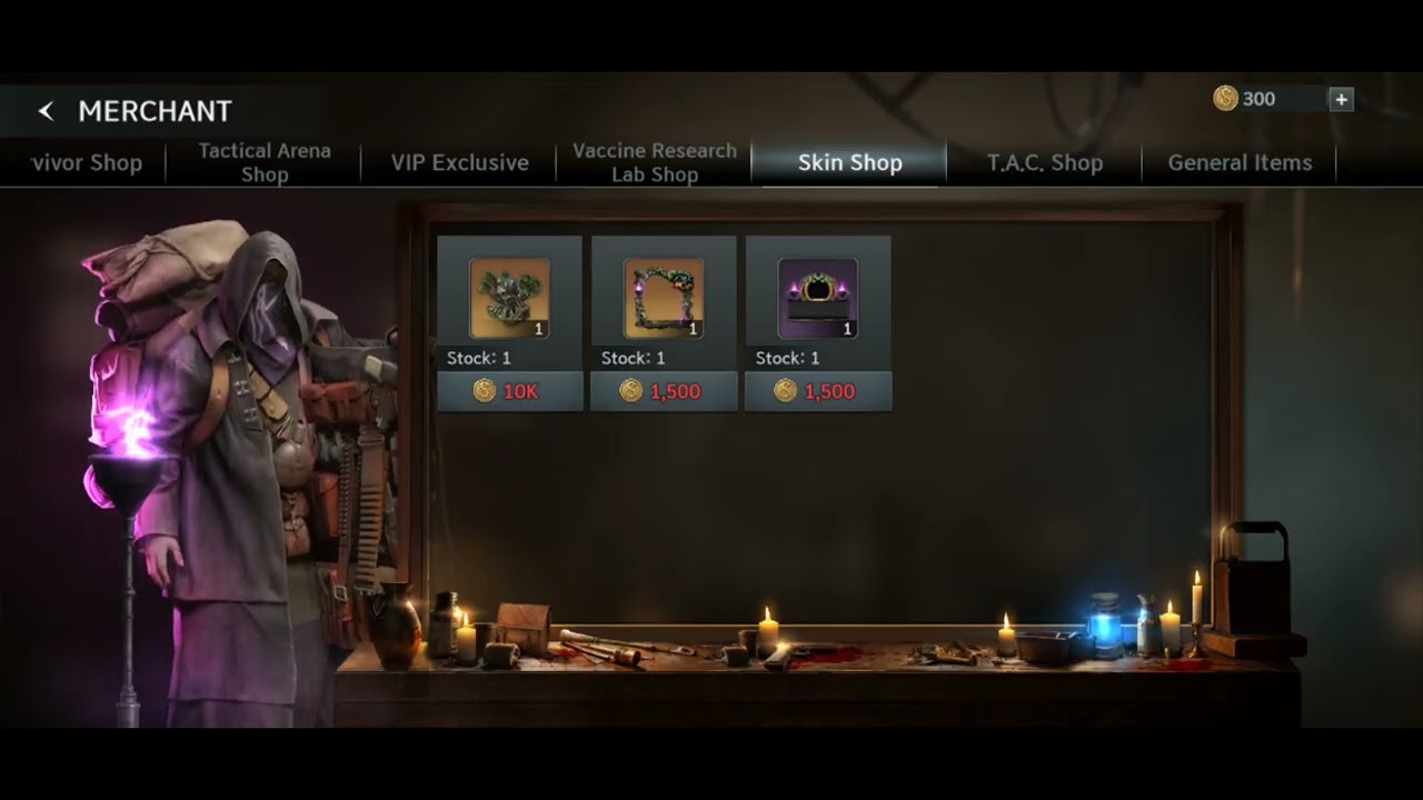 Resident Evil Survival Unit: Alliance Store Tabs