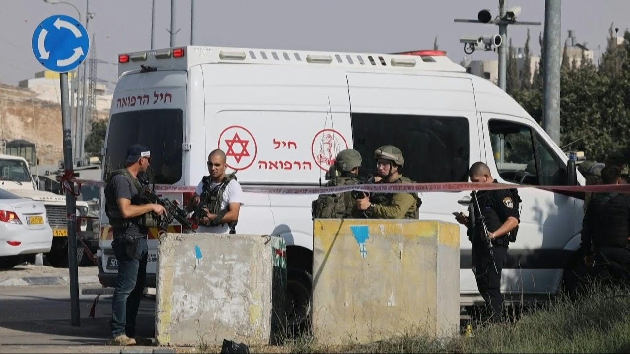 Israeli forces gather at site of stabbing attack in West Bank | AFP