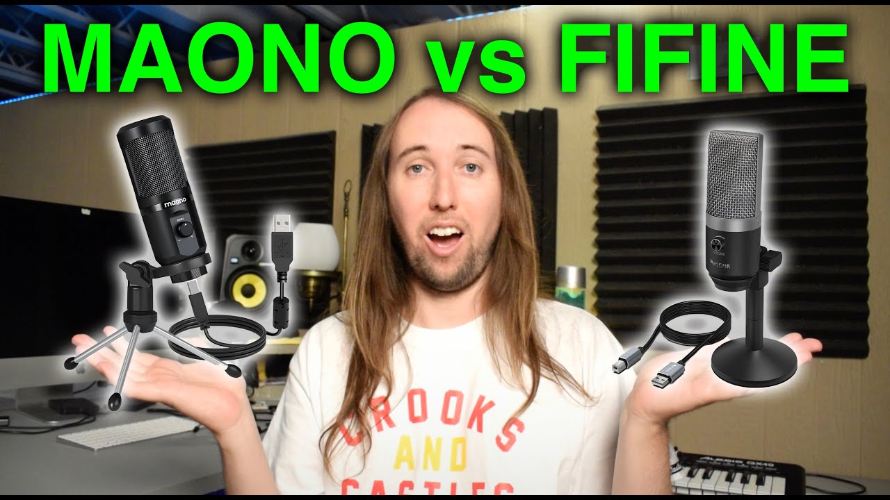 MAONO AU-PM461TR vs Fifine K670 USB Condenser Microphone Comparison and Review