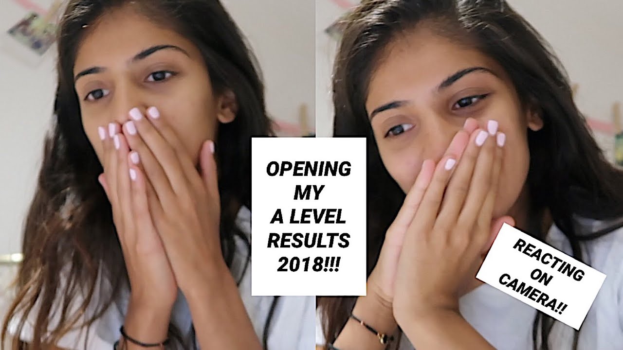 A LEVEL RESULTS 2018!! REACTING TO MY RESULTS ON CAMERA *OMG*