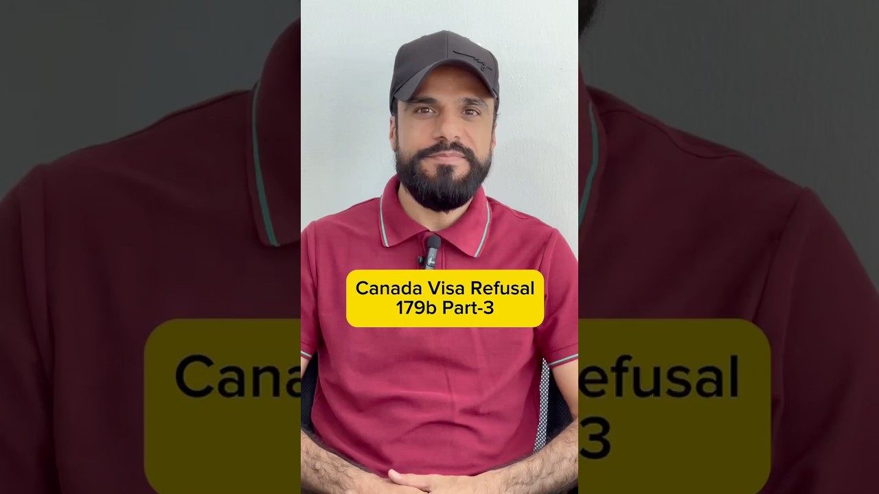Section 179b Canada Visa Refusal #visarefusal #canadavisa #canadalife #canada