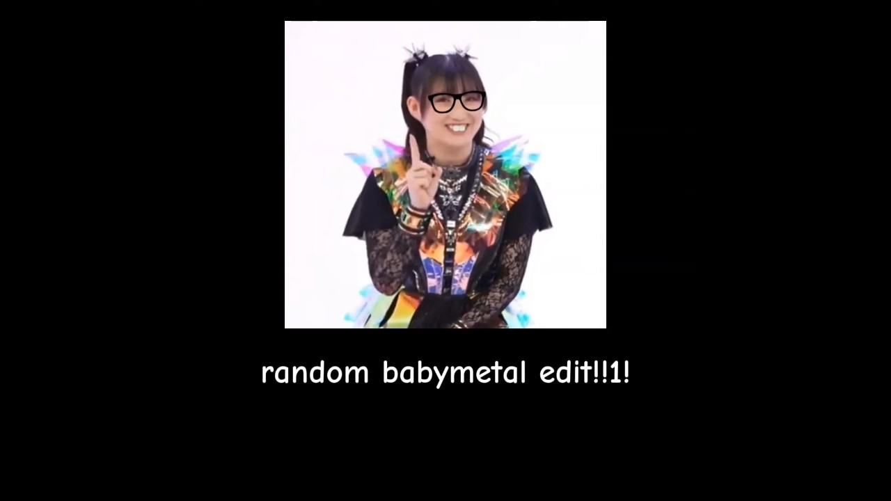 random babymetal edit 🤓✨ #babymetal #moametal #momometal #sumetal #edit #metal #memes