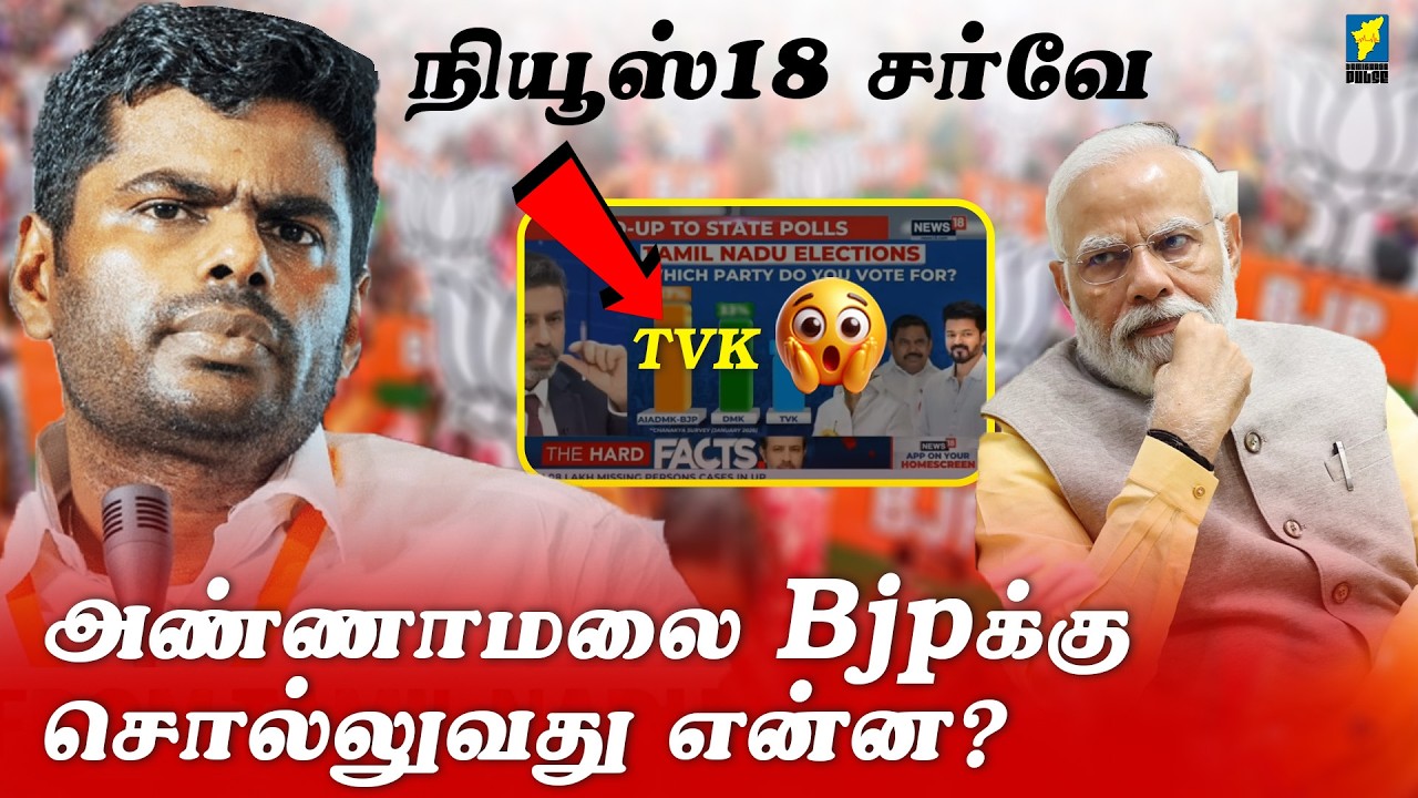 நியூஸ்18 சர்வே அண்ணாமலை bjpக்கு சொல்லுவது என்ன? | Annamalai BJP