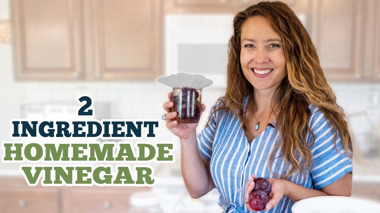 Old Pioneering Recipe for DIY Fruit Vinegar the EASY way! With ANY Fruit!