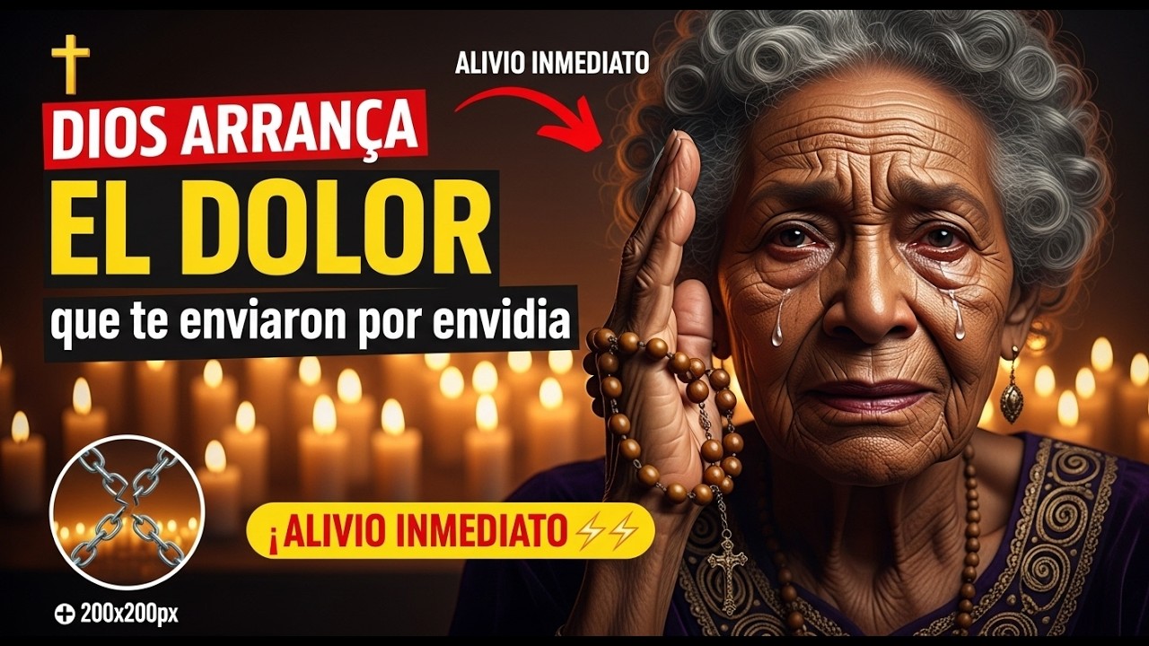DIOS ARRANCA EL DOLOR que te enviaron por envidia: ALIVIO INMEDIATO