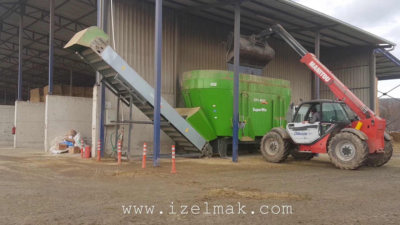 Stationary Feed Mixer // Sabit Yem Karma Makinesi Izelmak 30m³
